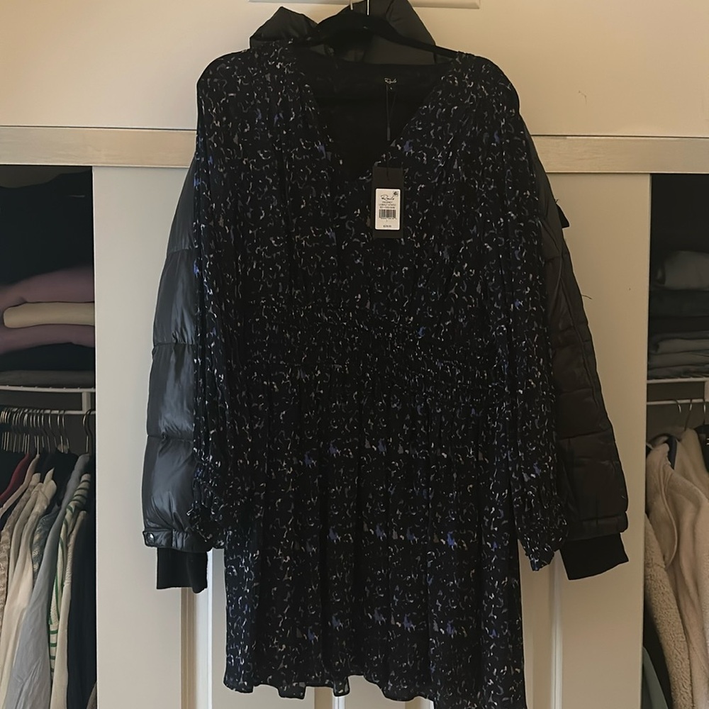 NWT Rails Delaney Dress Colbalt Static